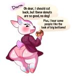  alpha_channel animal_crossing anthro big_butt blush butt butt_focus camel_toe cervid clothing dessert dialogue diana_(animal_crossing) doughnut dress english_text female food header header_box hooves huge_butt huge_thighs leotard lingerie looking_down mammal nintendo open_mouth pink_clothing pink_underwear purple_clothing purple_dress scut_tail short_stack short_tail simple_background smile solo teddy_(clothing) tentabat text text_header thick_thighs translucent translucent_clothing translucent_dress transparent_background underwear video_games wide_hips 