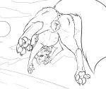  2017 4_toes anatomically_correct anatomically_correct_anus anatomically_correct_genitalia anatomically_correct_pussy animal_genitalia animal_pussy anus balto_(film) bandanna butt canid canine canine_pussy canis claws clothing conditional_dnp digital_drawing_(artwork) digital_media_(artwork) domestic_dog feet female feral fur genitals hi_res husky jenna_(balto) kerchief looking_at_viewer mammal monochrome multi_nipple multi_teat nipples nordic_sled_dog open_mouth pawpads paws pinup pose presenting presenting_anus presenting_hindquarters presenting_pussy psy101 pussy raised_tail running simple_background solo spitz sun sunset teats toes tongue tongue_out 