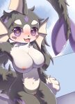  &lt;3 &lt;3_eyes ajun_(artist) ajun_(character) anthro areola big_breasts blush breasts curved_tail ear_fins eyebrows eyelashes female fin fur fur_markings genitals grey_body grey_fur hair head_fin hi_res humanoid hybrid kemono long_tail looking_at_viewer mammal marine markings multicolored_body navel nipples nude purple_eyes pussy simple_background sitting thick_tail two_tone_body white_body white_fur 