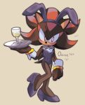  alcohol anthro beverage blush bow_tie bunny_costume clothed clothing container costume crossdressing cup drinking_glass eulipotyphlan fake_ears fake_rabbit_ears girly glass glass_container glass_cup hedgehog hi_res high_heels holding_object male mammal ozone737 plate sega shadow_the_hedgehog solo sonic_the_hedgehog_(series) suit wine wine_glass 