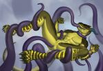  2021 andromorph claws digital_media_(artwork) dragon genitals intersex oral pussy solo tentacle_sex tentacles variri wingless_dragon 