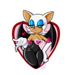  &lt;3 5_fingers alpha_channel anthro breasts chiropteran clothing eyelashes female fingers fur gloves handwear mammal pandalove rouge_the_bat sega signature simple_background solo sonic_the_hedgehog_(series) tight_clothing transparent_background white_body white_fur wide_hips wings 