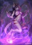  2021 4_toes 5_fingers absurd_res anthro areola black_hair breasts demon digital_media_(artwork) feet female fingers hair hi_res horn nipples nude open_mouth smile teeth tltechelon toes tongue 