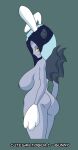  big_breasts blue_hair breasts bunny_ears_(disambiguation) female florida-milfs hair hi_res horn humanoid not_furry snow_witch_(diablo_1) solo succubus wings 
