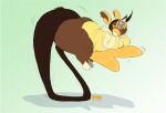  alolan_raichu anthro artist_bangabear bangabear big_butt bouncy_brown_bear butt caudle clothing deecie_(character) ear_piercing ear_ring female floating hi_res hoodie huge_butt nintendo piercing pok&eacute;mon pok&eacute;mon_(species) prehensile_tail raichu regional_form_(pok&eacute;mon) shiny_pok&eacute;mon solo topwear video_games wide_hips 