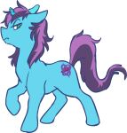  alpha_channel blue_body cutie_mark equid equine fan_character feral green_eyes gyro_tech hasbro hooves horn male mammal mane my_little_pony pink_body quadruped solo uglyfun unicorn unicorn_horn 