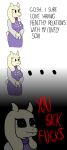  absurd_res angry anthro boss_monster bovid caprine clothed clothing comic confusion delta_rune_(emblem) deltarune english_text female happy hi_res humor joke mammal meme sad solo standing symbol text the0blank0slate toriel undertale undertale_(series) video_games 