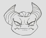  angry anthro digital_media_(artwork) draako dragon female feretta grimace head_only memes mis&#039;alia sketch solo 