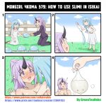  ! 4koma ? absurd_res after_sex animal_abuse asian_mythology big_breasts blue_hair blush bodily_fluids breasts cleavage clothed clothing comic condom cum day deflation demon dress east_asian_mythology english_text female fence filled_condom from_front_position genital_fluids grass greenteaneko gynomorph gynomorph/female hair hi_res horn huge_breasts human humanoid humanoid_pointy_ears humor intersex intersex/female intersex_penetrating japanese_mythology kneeling knife living_condom lying mammal missionary_position mythology not_furry nude ogre on_back oni open_mouth outside outside_sex penetration plant purple_eyes purple_hair rimuru_tempest sandels sex sexual_barrier_device shion_(that_time_i_got_reincarnated_as_a_slime) slime snuff suit sweat text that_time_i_got_reincarnated_as_a_slime toony url water x_x yōkai 