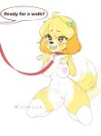 &lt;3 &lt;3_eyes &lt;3_pupils 2021 absurd_res animal_crossing anthro arms_bent ball ball_in_mouth begging begging_pose bent_legs bow_(knot) bow_accessory canid canine canis chinkilla collar dialogue domestic_dog ear_bow english_text female fur genitals hi_res isabelle_(animal_crossing) kneeling leash mammal mostly_nude mouth_hold nintendo nude object_in_mouth offscreen_character petplay pink_pupils pose pupils pussy raised_hand red_collar red_leash roleplay shih_tzu short_snout simple_background snout solo speech_bubble submissive submissive_female symbol-shaped_pupils tail_motion tailwag tennis_ball tennis_ball_in_mouth text toy_dog tucked_arms twin_bows twin_ear_bows unusual_pupils video_games white_background yellow_body yellow_fur 