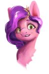  2021 green_eyes hair hasbro hi_res light lighting mlp_g5 my_little_pony open_mouth open_smile pipp_petals_(mlp) purple_hair shaded simple_background smile solo tohupo white_background 