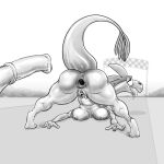  1:1 2_toes 3_fingers ahegao alien animal_genitalia animal_penis anthro anus ass_up big_breasts big_butt big_penis black_and_white bodily_fluids breasts butt curvy_figure disembodied_penis disney dripping equine_penis feet female fingers gaping gaping_anus gaping_pussy genitals hi_res jack-o&#039;_pose jackofak looking_pleasured male male/female monochrome narrowed_eyes open_mouth penis pose pussy raised_tail saliva saliva_drip saliva_on_tongue solo spread_legs spreading sweat sweatdrop sylvia_(wander_over_yonder) thick_thighs toes tongue tongue_out wander_over_yonder zbornak 
