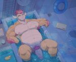  amber_eyes armpit_hair balls bath bathroom bathtub biped body_hair bowser detailed_background digital_media_(artwork) eruprior eyebrows facial_hair floor genitals glistening glistening_hair hair hairy_arms humanoid humanoid_face humanoid_genitalia humanoid_penis inside japanese_text koopa looking_up male mario_bros muscular muscular_humanoid navel nintendo nipples nude partially_submerged pecs penis pool_toy pubes red_hair reptile retracted_foreskin rubber_duck scalie scar shaded shell-less slightly_chubby solo steam text thick_eyebrows tile tile_floor tile_wall vein veiny_penis video_games wall_(structure) water yellow_body 