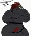  &lt;3 2021 2d_animation abs animated anthro armpit_hair back_muscles beard big_bulge big_butt big_muscles black_background body_hair bulge butt chest_hair clothing covering covering_crotch covering_self dinosaur english_text facial_hair fade_to_black hair happy_trail hi_res hyaku_(artist) japanese_text jockstrap loop male muscular muscular_anthro muscular_male open_mouth pecs pubes reptile scalie scar sharp_teeth short_playtime simple_background smile solo standing surprise tagg teeth text theropod thick_thighs thong tyrannosaurid tyrannosaurus tyrannosaurus_rex underwear url wardrobe_malfunction white_background 
