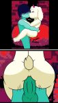  absurd_res anal anal_penetration anthro balls bloodred739 blue_balls blue_body blue_penis bovid caprine deltarune duo fur genitals goat hi_res human human_on_anthro interspecies kris_(deltarune) male male/male male_penetrated male_penetrating male_penetrating_male mammal penetration penis ralsei sex standing standing_sex undertale undertale_(series) video_games white_body white_fur 