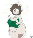  absurd_res anthro bovid bovine breast_squish breasts cattle fan_character female hi_res imafetish mammal milk solo squish 
