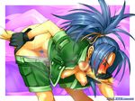  fellatio king_of_fighters kof leona_heidern oral sex snk 