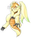  1girl barefoot blush claws dragon female fingering flammie flammy full_body furry highres mana_dragon manadragon masturbate masturbation nude pussy seiken_densetsu simple_background solo tail wings 