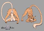  anthro anus breasts chest_tuft felid feline female fur genitals green_eyes hi_res jack-o&#039;_pose mammal occvlt_kitten pose presenting pussy solo spots spotted_body spotted_fur tuft 