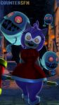  3d_(artwork) 9:16 amy_rose anthro big_breasts boo_(sonic) boots breasts clothing countersfm curvy_figure digital_media_(artwork) dress eulipotyphlan female footwear fur ghost glowing glowing_eyes halloween head_tilt hedgehog hi_res holding_object holding_weapon holidays humanoid looking_at_viewer mammal piko_piko_hammer pink_body pink_fur possession red_boots red_clothing red_dress red_footwear sand sega smile smiling_at_viewer solo sonic_the_hedgehog_(series) source_filmmaker spirit underground weapon 