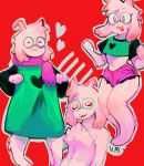  &lt;3 2021 anthro bottomwear bovid bulge caprine chest_tuft clothed clothing crop_top curvaceous curvy_figure cutoffs deltarune denim denim_clothing eyewear fur girly glasses goat happy hi_res horn hotpants male mammal ralsei robe scarf shirt shirtless shorts skimpy smile solo topwear tuft undertale_(series) v_rawr video_games voluptuous white_body white_fur 