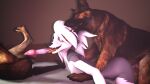  16:9 3d_(artwork) 4k absurd_res animal_genitalia animal_penis anthro anthro_on_feral anthro_penetrated balls bestiality bethesda_softworks canid canid_demon canine canine_penis canis demon digital_media_(artwork) dogmeat domestic_dog erection fallout female female_on_feral female_penetrated feral feral_penetrating feral_penetrating_anthro from_behind_position genitals group group_sex hellhound helluva_boss hi_res huge_filesize jimmymcthiccus knot licking loona_(helluva_boss) lying male male/female male_penetrating male_penetrating_female mammal on_back oral penetration penile penis penis_lick red_eyes sex source_filmmaker threesome tongue tongue_out video_games widescreen 