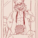  1:1 abs anthro anthro_penetrating anthro_penetrating_human bed canid canine canis cellphone clothed clothing domestic_dog duo eyewear furniture glasses hiroyuki_(morenatsu) human human_on_anthro human_penetrated husky interspecies low_res male male/male mammal mitsuhisa_aotsuki morenatsu muscular muscular_anthro muscular_male necktie nordic_sled_dog open_clothing open_shirt open_topwear oral pecs penetration phone recording run_aki sex shirt spitz topwear video_games visual_novel 