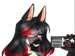  2021 anthro digital_media_(artwork) female fri&#039;ga_hime_(ender_kaziki) hyaenid lagomorph license_info mammal meme naughtynightime shaded solo spotted_hyena 