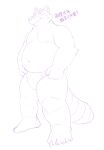  2021 absurd_res anthro belly clothing hi_res humanoid_hands kemono male mammal moobs navel nipples nookdae overweight overweight_male procyonid raccoon solo text underwear 