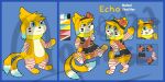  2021 2:1 absurd_res arm_warmers armwear buizel cheerleader_outfit clothing echo female hi_res legwear model_sheet molma_(artist) nintendo pok&eacute;mon pok&eacute;mon_(species) thigh_highs video_games 