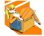  2021 9_to_9 amber_(9_to_9) anthro breasts canid canine clothed clothing digital_media_(artwork) eyebrows eyelashes feet female fingers fox fur hi_res infinitedge mammal orange_body orange_fur smile solo toes white_body white_fur yellow_eyes 