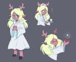  :&lt; ? anthro antlers barefoot biped black_eyes blonde_hair blush brown_body brown_fur buckteeth capreoline cervid clothed clothing cloven_hooves coat container cup deltarune digital_media_(artwork) dress eyes_closed fafameow feet female freckles front_view full-length_portrait fully_clothed fur grey_background hair half-length_portrait hands_together hat headgear headwear hi_res holding_object holding_tray hooves horn long_hair looking_at_viewer magic magic_user mammal monotone_body monotone_fur monotone_hair multiple_images noelle_holiday nurse_clothing nurse_hat nurse_headwear nurse_uniform portrait red_nose reindeer serving_tray simple_background smile solo sparkles standing teeth topwear undertale_(series) uniform video_games white_clothing white_coat white_dress white_topwear 