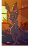  2017 alpha_channel ambiguous_gender anthro bed border breasts canid canine clothing dildo discarded_clothing disney duo ears_up el_cheshire female female_focus fox fur furniture grey_body grey_fur hi_res inside judy_hopps lagomorph leporid mammal nick_wilde nipples nude on_bed one_eye_closed open_mouth orange_body orange_fur rabbit sex_toy solo_focus stretching thick_thighs transparent_border under_covers wide_hips yawn zootopia 
