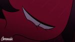  16:9 ahegao animated bite biting_lip black_lips blush bodily_fluids cartoonsaur demon drooling female helluva_boss hi_res humanoid imp lips looking_pleasured millie_(helluva_boss) red_body red_skin saliva short_playtime tooth_gap widescreen 