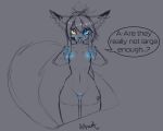  anthro athena_(synthathena) breast_squish breasts curvy_figure dialogue domestic_cat english_text felid feline felis female genitals glowing hi_res hourglass_figure machine mammal nipples pussy solo speech_bubble squish synthathena text 