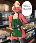  5:6 apron apron_only avian bird bird_feet blaziken blue_eyes breasts clothing female footwear green_apron hand_on_breast hand_on_own_breast hi_res i_mean_breast_milk legwear meme milk mostly_nude nintendo pok&eacute;mon pok&eacute;mon_(species) poppy&#039;s69 red_body scuted_arms socks solo spanish_text text thigh_highs thigh_socks translated video_games 