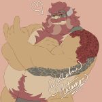  &lt;3 1:1 2021 absurd_res anthro barely_visible_genitalia barely_visible_penis beard belly big_belly big_muscles body_hair bowser chest_hair crossed_arms devil_horns_(gesture) eyebrows facial_hair flaccid fusion genitals gesture hair happy_trail heart_reaction hi_res horn jack_black koopa looking_at_viewer male mario_bros musclegut muscular muscular_anthro muscular_male navel nintendo nude one_eye_closed overweight overweight_anthro overweight_male penis pink_background pubes scalie shadowmatamori signature simple_background smile smirk solo standing tattoo text url video_games wink 