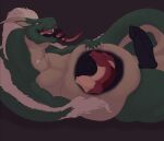  &lt;3 asian_mythology balls belly big_balls big_belly big_penis cezirthedragon countershading digital_media_(artwork) dragon duo east_asian_mythology eastern_dragon eyes_closed feral fluffy fluffy_tail fur furred_dragon genitals green_body green_scales hand_on_stomach huge_penis internal long_tongue lying male male/male mythology on_back open_mouth oral_vore penis reptile scales scalie size_difference smile tan_body tan_countershading thick_tail thick_thighs tongue vore willing_prey willing_vore 