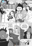 anthro anthrofied bandage blood bodily_fluids comic coughing coughing_blood dialogue dragon english_text equid equine feathered_wings feathers fluttershy_(mlp) friendship_is_magic hasbro hi_res horn mammal monochrome my_little_pony pegasus pia-sama rainbow_dash_(mlp) rarity_(mlp) spike_(mlp) text unicorn url wings 