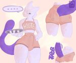  ... 3_fingers annoyed anthro bottomwear bulge clothing english_text femboy_hooters fingers foreskin genital_outline genitals hooters_uniform legendary_pok&eacute;mon male mewtwo nintendo penis penis_outline phatmewtwo pok&eacute;mon pok&eacute;mon_(species) shirt shorts solo spank_marks tank_top text text_on_clothing text_on_shirt text_on_tank_top text_on_topwear throbbing throbbing_penis topwear video_games 