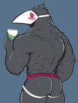  anthro darkner deltarune frankescobarx hi_res male male/male solo stripper swatchling undertale_(series) video_games 