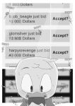  absurd_res anatid anseriform avian bird comic disney duck ducktales ducktales_(2017) english_text furniture hi_res living_room louie_duck male monochrome sofa text therita3k 