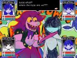  2021 ambiguous_gender animated anthro aubrey_(omori) bearwithabroom crossover deltarune dialogue dialogue_box english_text female frame_by_frame game_screen group hero_(omori) human humor kel_(omori) kris_(deltarune) kris_where_are_we lizard male mammal meme omori_(game) omori_(omori) reptile scalie short_playtime style_parody susie_(deltarune) text undertale_(series) video_games 