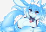  anthro blush breasts clothed clothing female goo_creature hair hi_res horokusa0519 kemono mammal slime smile solo 