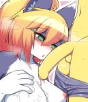  &lt;3 &lt;3_eyes 2021 5_fingers anthro anthro_focus areola balls big_breasts blush bodily_fluids breasts canid canine canis clothed clothing cum cum_on_breasts dipstick_ears erection female female_focus fingers foreskin fur genital_fluids genitals green_eyes hair hane hi_res itsuki_(hane) kemono looking_at_genitalia looking_at_penis male male/female mammal multicolored_body multicolored_ears multicolored_fur musk navel nipples open_mouth orange_hair partially_clothed penis purple_body purple_canid_(hane) purple_fur solo_focus steam translated_description two_tone_body two_tone_fur underwear underwear_down white_body white_fur wolf yellow_body yellow_fur 