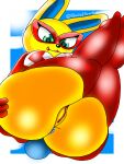  3:4 animal_crossing anthro anus big_breasts big_butt blazedscarf breasts butt butt_focus female first_person_view hi_res lagomorph leporid mammal mira_(animal_crossing) nintendo rabbit solo thick_thighs video_games wide_hips 
