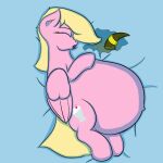  1:1 audaxpone bovid burping caprine cutie_mark equid equine eyes_closed feathered_wings feathers female female_pred feral feral_pred goat gyrotech hasbro hooves mammal mane my_little_pony pegasus pink_body sleeping smaller_pred solo_focus sweet_treat_(gyro) vore wings yellow_body yellow_eyes 