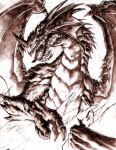  2007 ambiguous_gender chaos-draco claws dragon feral open_mouth scales teeth tongue traditional_media_(artwork) 