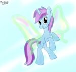  blue_body cutie_mark equid equine feral gyro_tech hasbro hi_res hooves horn lepidopteran_wings male mammal mane mushrooshi my_little_pony purple_body quadruped solo unicorn wings 