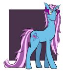  blue_body cutie_mark equid equine eye_mist feral green_eyes gyro_tech hasbro hi_res hooves horn male mammal mane my_little_pony nightmare_form pegasoul purple_body quadruped smoke solo unicorn 